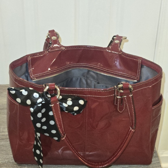 Coach Red Patent Leather - Picture 14 of 14